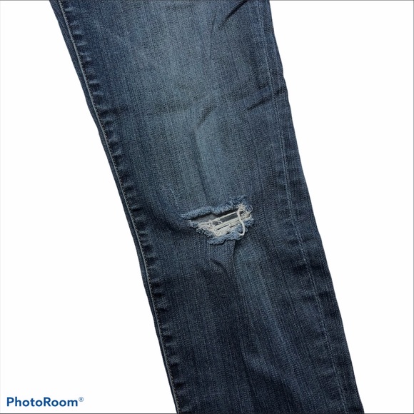 KUT Diana Skinny Distressed Low Rise Stretch Jeans - Picture 5 of 16